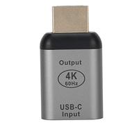 BROLEO Adaptador tipo C, salida macho compatible con 4K 60HZ Tipo-C - Soporte de adaptador de conexión en caliente para Windows//OS