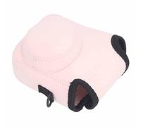 BROLEO Bolsa de almacenamiento para cámara instantánea, a prueba de polvo, resistente a los arañazos, absorción de golpes, funda de cámara instantánea, estilo de color sólido para Instax Mini 12 (rosa