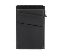 BROLEO BroleOb5wt4g1z8c-11 - Cartera con tarjetero, resistente a los arañazos, delgada, de aleación de aluminio para uso diario (tamaño libre), color negro, tamaño libre, BROLEOb5wt4g1z8c-11, Negro -,