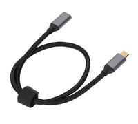 BROLEO Cable de extensión macho a hembra tipo C, cable de extensión macho a hembra resistente al desgaste 10 Gbps flexible para tableta portátil (50 cm)