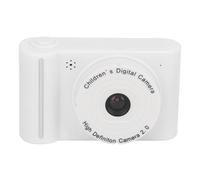 BROLEO Cámara Digital HD, Cámara Digital ABS para Niños, Lente Dual, Pantalla IPS de 40 MP, Zoom Digital 8X, Resistente a los Arañazos para Fotografía (White)