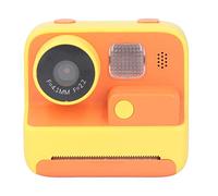 BROLEO Cámara para niños, cámara de impresión de 48 MP, luz frontal y trasera, doble lente, con cable USB para uso (tarjeta de memoria de 32 G)