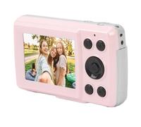 BROLEO Cámara portátil, cámara compacta con zoom digital 16X y enfoque automático para uso diario (rosa)