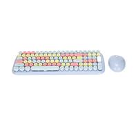 BROLEO Combo de Teclado y Mouse, Combinación de Teclado y Mouse Inalámbricos con Ahorro de Energía Inteligente, Accesos Directos Multimedia para el Hogar (#4)