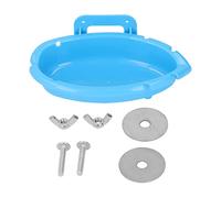 BROLEO Comedero para Loros, Caja de Baño para Pájaros, Plástico Seguro, Profesional para Jaula Doméstica