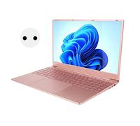 BROLEO Computadora Portátil, 15.6 Pulgadas 16GB RAM 128G ROM 100-240V Computadora Portátil Portátil Procesador Ultrafino de Cuatro Núcleos para Viajes para Oficina (16+128G Enchufe de