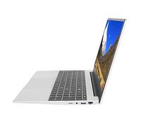 BROLEO Computadora Portátil de Escritorio, Computadora Portátil de Interfaz Múltiple de Cuatro Núcleos de 15,6 Pulgadas para Juegos (512GB Enchufe de la UE)