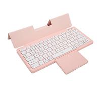BROLEO Estuche para Teclado, Batería Recargable Multifunción Estuches para Teclado para Tableta a Prueba de Polvo Modo de Operación Simultánea Plegable con Trackpad para Computadora