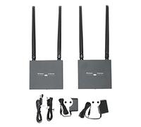 BROLEO Extensor WiFi, Kit Extensor de Interfaz Multimedia HD Duradero 1920x1080P 100-240V Control Remoto IR Señal Estable 200m para Proyector para Enseñanza para Reuniones (Enchufe de