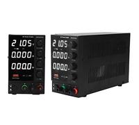 BROLEO Fuente de Alimentación Ajustable, Fuente de Alimentación con Protección contra Sobrecalentamiento de 30 V 10 A para Reparación de Computadoras (Enchufe de EE. UU. 110v)