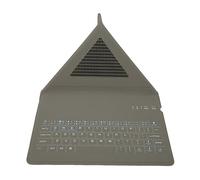 BROLEO Funda para teclado de tableta, funda para teclado para tableta de protección completa de piel sintética para tabletas de menos de 11 pulgadas