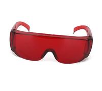 BROLEO Gafas protectoras para los ojos, gafas protectoras seguras independientes para filtro de luz (rojo)