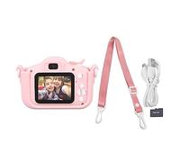 BROLEO Juguete de Cámara de Video, Cámara de bebé 1080P Video Recargable Diversión Automatci Shutdown Selfie para Niños de 3-12 Años (Rosa)