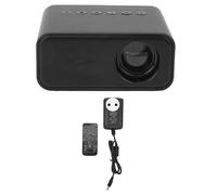 BROLEO Mini, de Vídeo con Control Remoto, LED de 15 a 100 Pulgadas, 1920x1080, Alimentado por USB para la Familia (Enchufe Europeo 100-240 V)