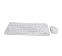 BROLEO Mouse inalámbrico con teclado elefante, teclado y mouse, combo de teclado y mouse para el hogar para la oficina (blanco)