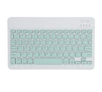 BROLEO Panel de teclado, teclado con capucha y teclado inalámbrico impermeable para teléfono de tableta (verde claro)