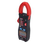 BROLEO Pinza Amperimétrica Digital, Probador de Voltaje Pantalla LCD Retención de Datos de Mano sin Contacto para Resistencia (Rojo)