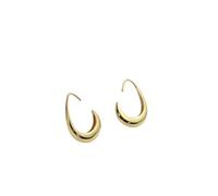 BrOleo Plata de Ley 925,Pendientes Minimalistas de Media Luna de Oro Pendiente de Medio aro Llamativo Pendientes de Aguja de Plata Pendientes de Moda hipoalergénicos para niñas y Mujeres joyería con