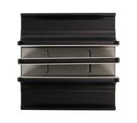 BROLEO Soporte para Computadora Portátil, Diseño 4 en 1, Soporte Vertical para Computadora Portátil Antirrayas, 2 Ranuras, Aleación de Aluminio Anodizado Liviano y Duradero para PC de