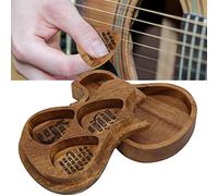 BROLEO Soporte para Púas de Guitarra, Púas de Guitarra Personalizadas, Mano de Obra Exquisita y Duradera, Caja para Púas de Guitarra, Almacenamiento Resistente para Amantes de la