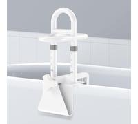 Brolteja Asa Bañera Regulable (Borde Liso 7.8-16.5 cm), Ayuda de entrada para bañeras para personas mayores, Agarrador ducha Personas Mayores,para Personas Mayores, niños y Mujeres Embarazadas