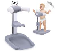 Brolteja Soporte Baño Bebe,Soporte de baño y ducha para bebé,Torre de Bañera Ajustable para Bebé que se Pone de Pie, Portátil Soporte de Ducha con Base Antideslizante, Durante 8-36 Meses