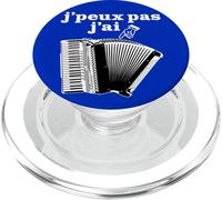 Broma Acordeón Divertida o Chiste Acordeonista en Francés PopSockets PopGrip para MagSafe