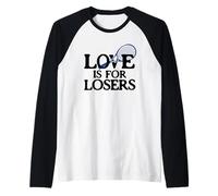 Broma de Amor de Tenis para Perdedores, Broma Divertida del Jugador de Tenis Camiseta Manga Raglan
