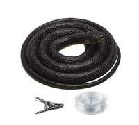 Broma de Serpiente realista - Serpiente en Un Accesorio de Relleno de Cordas, Relleno de Serpiente Clipser | Relleno de Serpiente Clipser, Relleno de Serpiente de Golf con Cuerda y Clip, Serpiente en