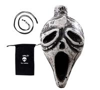 Broma de silbato de Halloween, instrumento de silbato de muerte más fuerte para Halloween, calavera retro azteca, muerte de Halloween, silbato más fuerte con gritos de sonido humano, decoración
