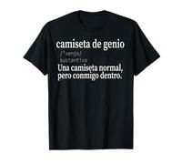 Broma del genio Funny Genius Definición Intelligent Brainy Camiseta