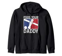 Broma divertida de Foos Your Daddy sobre un padre de futbolín Sudadera con Capucha
