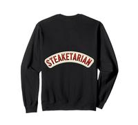 Broma Divertida para Amantes del Filete de Carne cetogénica con Dieta carnívora Steakatarian Sudadera