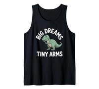 Broma Divertida sobre Dinosaurios T-Rex de Big Dreams Tiny Arms Camiseta sin Mangas