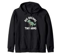 Broma Divertida sobre Dinosaurios T-Rex de Big Dreams Tiny Arms Sudadera con Capucha