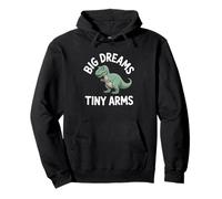 Broma Divertida sobre Dinosaurios T-Rex de Big Dreams Tiny Arms Sudadera con Capucha
