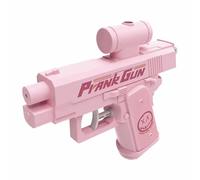Broma Pistola de Agua bidireccional, bromas Creativas Batalla Juguete Aguas Pistolas Luchar, Ideas de de explosión de Agua para la diversión definitiva (Pink)