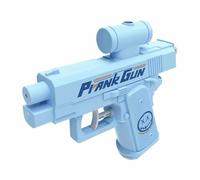 Broma Pistola de Agua bidireccional, bromas Creativas Batalla Juguete Aguas Pistolas Luchar, Ideas de de explosión de Agua para la diversión definitiva (Blue)