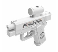 Broma Pistola de Agua bidireccional, bromas Creativas Batalla Juguete Aguas Pistolas Luchar, Ideas de de explosión de Agua para la diversión definitiva (White)