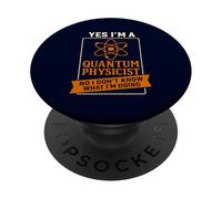 Bromas Físico Cuántico Gracioso Ciencia Humor Nerd Física PopSockets PopGrip Adhesivo