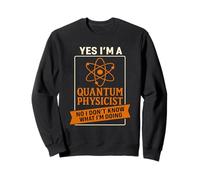 Bromas Físico Cuántico Gracioso Ciencia Humor Nerd Física Sudadera