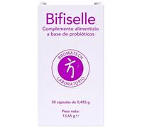Bromatech Bifiselle 30 Cápsulas - Probiótico con 4 Cepas de Bifidobacterias para la Flora Intestinal - Alivio de Gases, Hinchazón y Digestión Pesada - Equilibrio del Colon