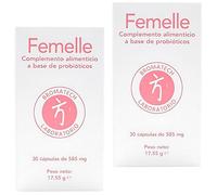 Bromatech Femelle - Pack Ahorro 2 x 30 Cápsulas - Con Lactobacillus para el Equilibrio de la Microbiota - Probiótico para la Flora Vaginal y Salud Íntima - Prevención de Cistitis y Candidiasis