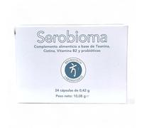 Bromatech Serobioma 24 Cápsulas - Probiótico con L-Teanina 200mg, L-Cisteína, Riboflavina, Lactobacillus Rhamnosus y Bifidobacterium - Ayuda a Mantener la Integridad de la Salud Digestiva