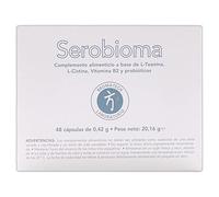 Bromatech Serobioma 48 Cápsulas (Formato Ahorro) - Con L-Teanina, Almidón Resistente, Vitamina B2 y L-Cistina - Ayuda a Mantener la Integridad de la Salud Digestiva
