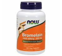 Bromelina 120 Cápsulas Veganas 500 Mg De Now Foods