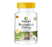 Bromelina 250mg - 600 F.I.P. - Enzima natural de la piña - Vegana - 250 cápsulas | Warnke Vitalstoffe - Calidad de farmacia alemana