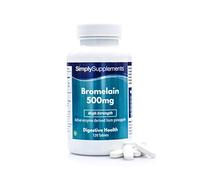 Bromelina 500mg - ¡Bote para 4 meses! - Apto para veganos- 120 Comprimidos - SimplySupplements
