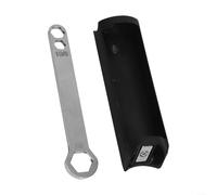 Brompton - Caja de herramientas plegable para marco interior de bicicleta con llave y bolsa interna para sujetar tubos parches y accesorios de herramientas