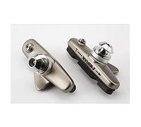 Brompton - Par de Pastillas de Freno y Soportes de Cartucho Fibrax Road, Color Gris